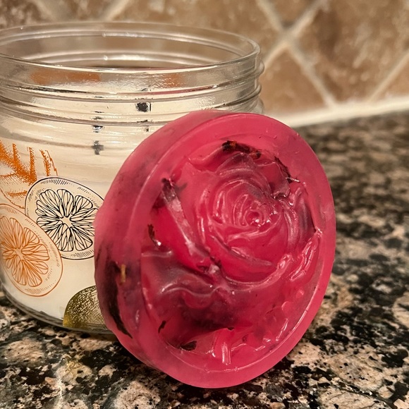 Artisan Handmade Rose Soap - Picture 2 of 5